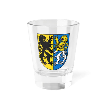 Wappen Markkleeberg (Germany) (Coat of Arms) Shot Glass 1.5oz 1.5oz - Go Mug Yourself