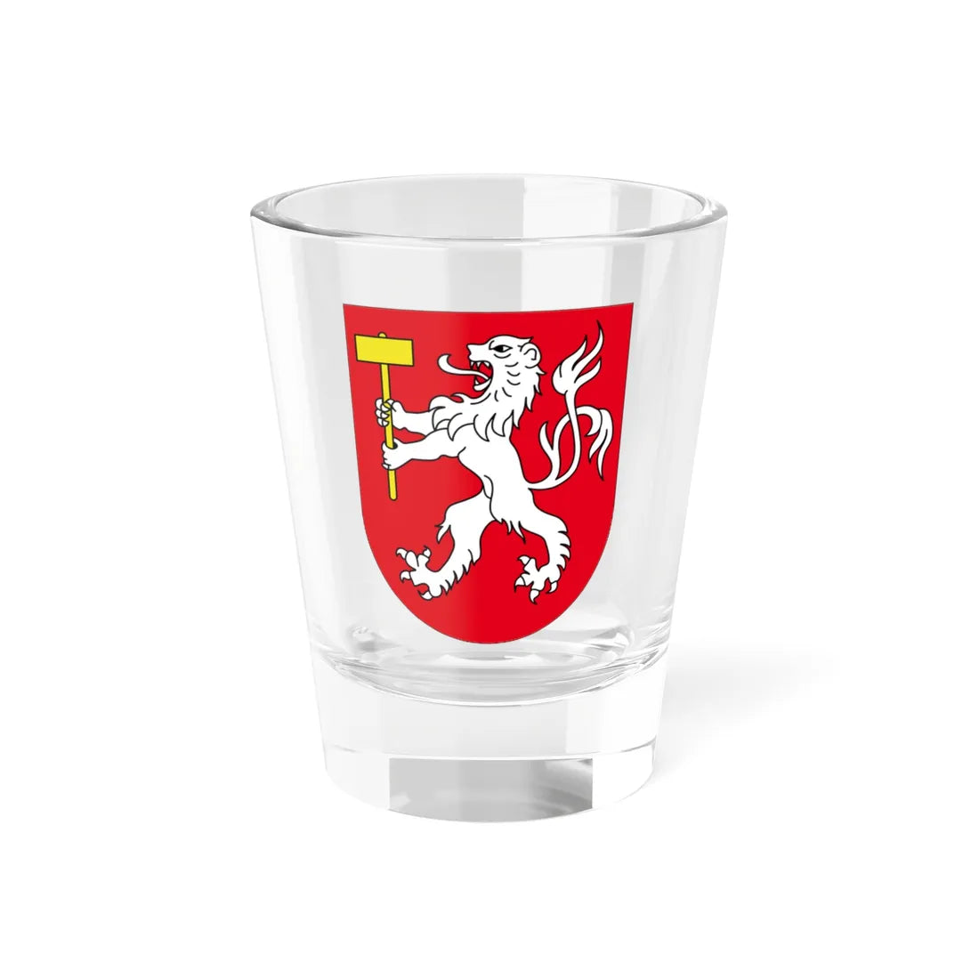 Wappen Martigny (Switzerland) (Coat of Arms) Shot Glass 1.5oz 1.5oz - Go Mug Yourself