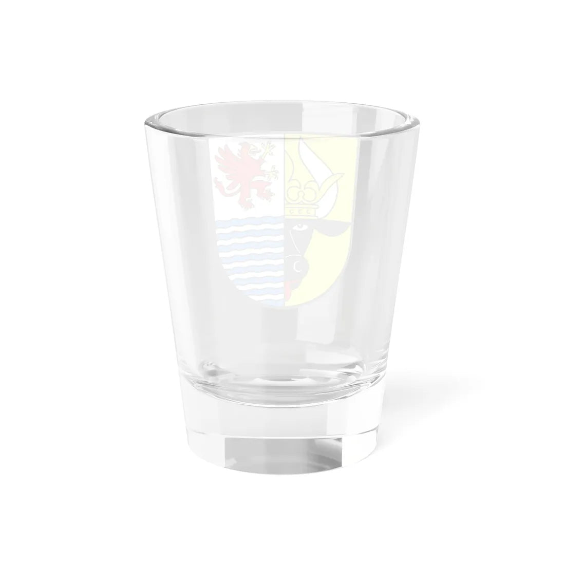 Wappen Mecklenburgische Seenplatte (Germany) (Coat of Arms) Shot Glass 1.5oz - Go Mug Yourself