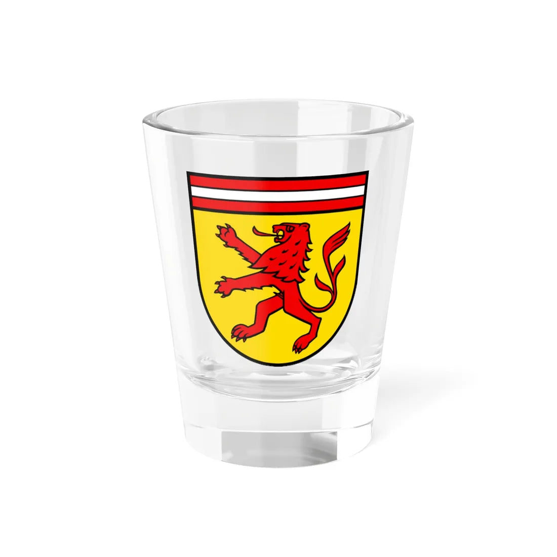 Wappen Mellingen AG (Switzerland) (Coat of Arms) Shot Glass 1.5oz 1.5oz - Go Mug Yourself