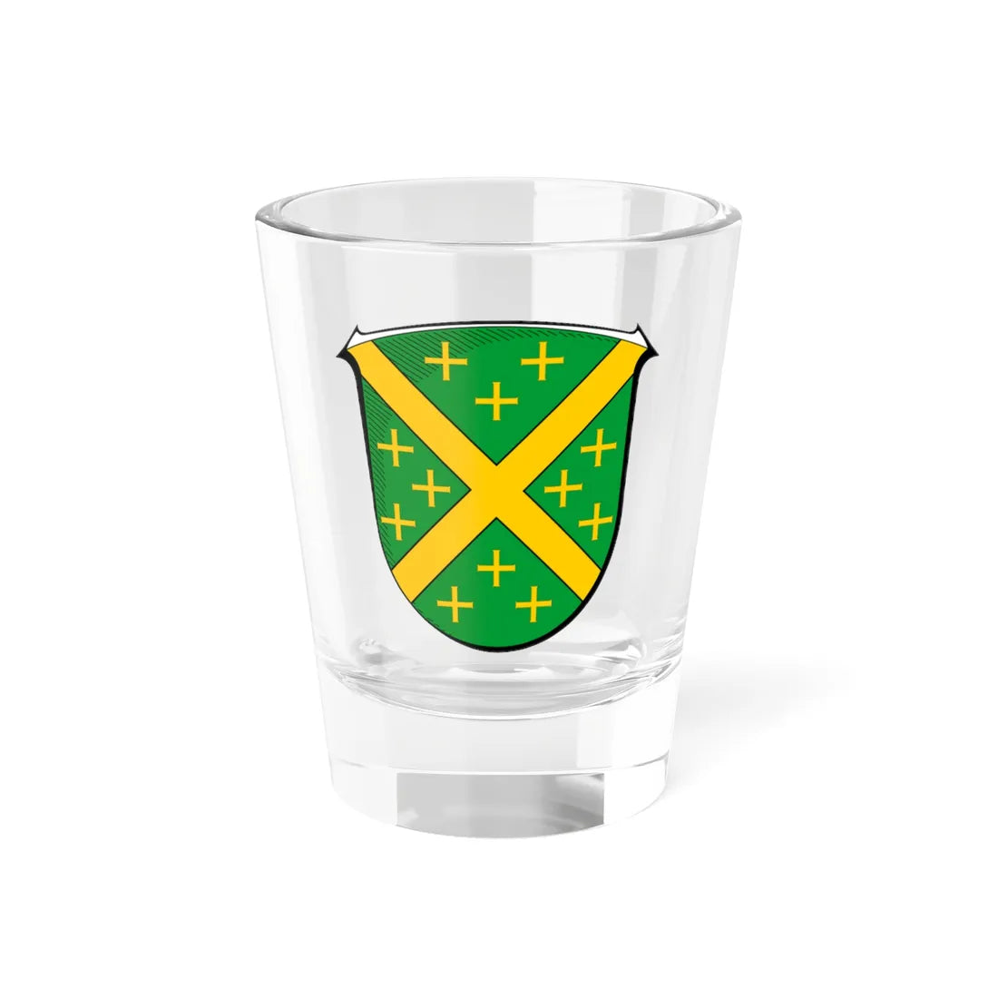 Wappen Merenberg (Germany) (Coat of Arms) Shot Glass 1.5oz 1.5oz - Go Mug Yourself