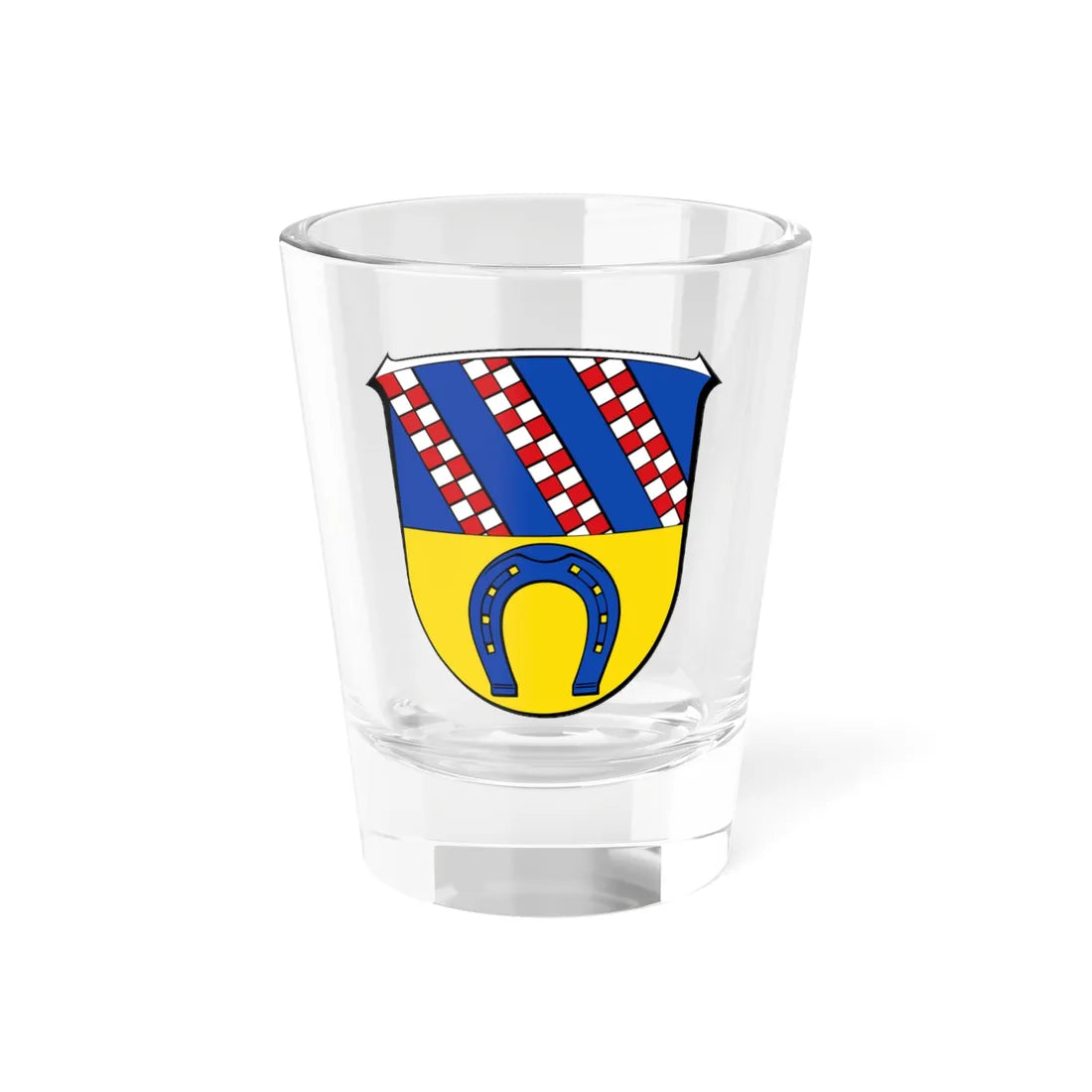 Wappen Messel (Germany) (Coat of Arms) Shot Glass 1.5oz 1.5oz - Go Mug Yourself