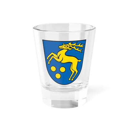 Wappen Mickhausen (Germany) (Coat of Arms) Shot Glass 1.5oz 1.5oz - Go Mug Yourself