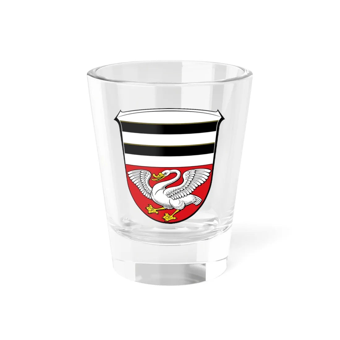 Wappen Münster Hessen (Germany) (Coat of Arms) Shot Glass 1.5oz - Go Mug Yourself