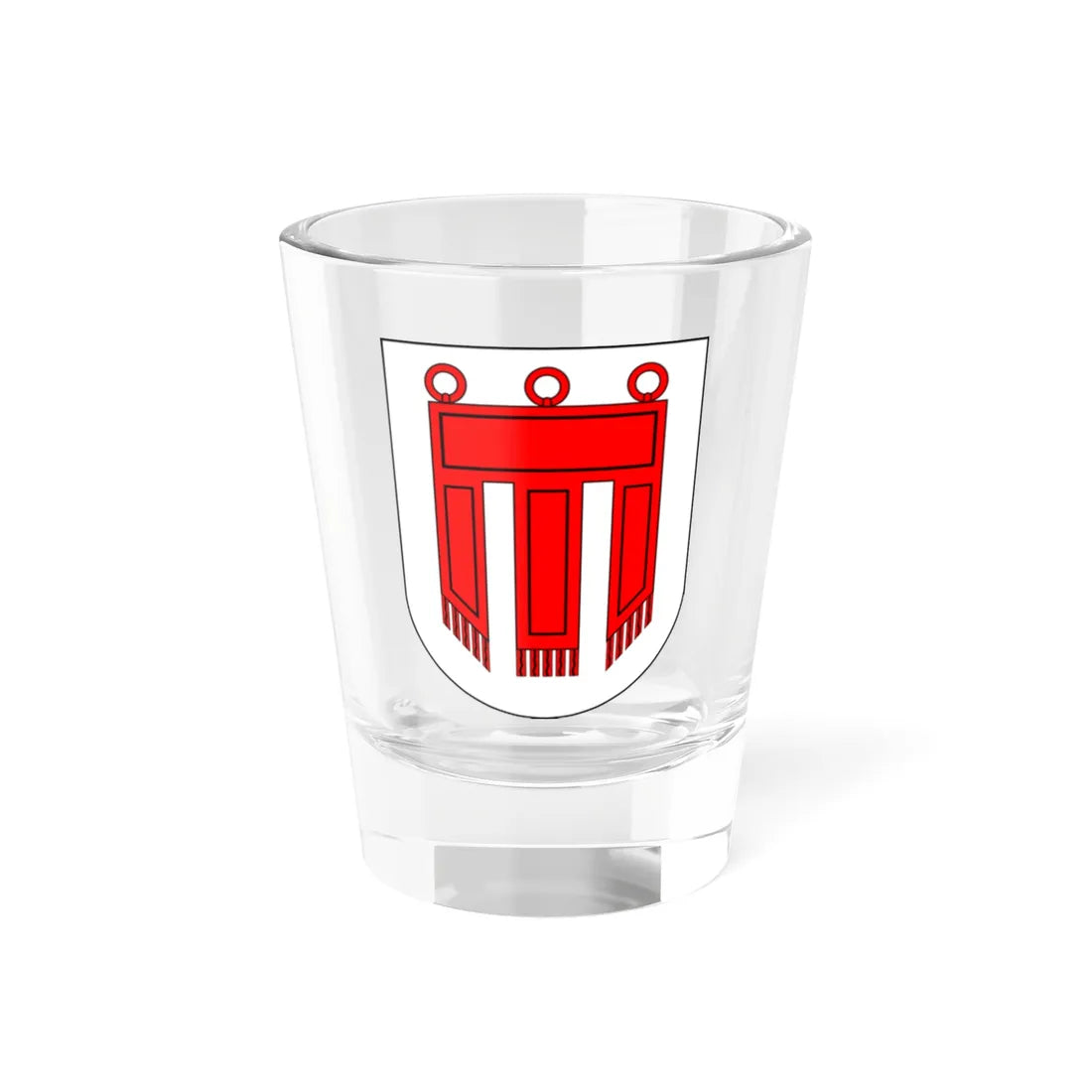 Wappen Montforter 19th (Austria) (Coat of Arms) Shot Glass 1.5oz 1.5oz - Go Mug Yourself