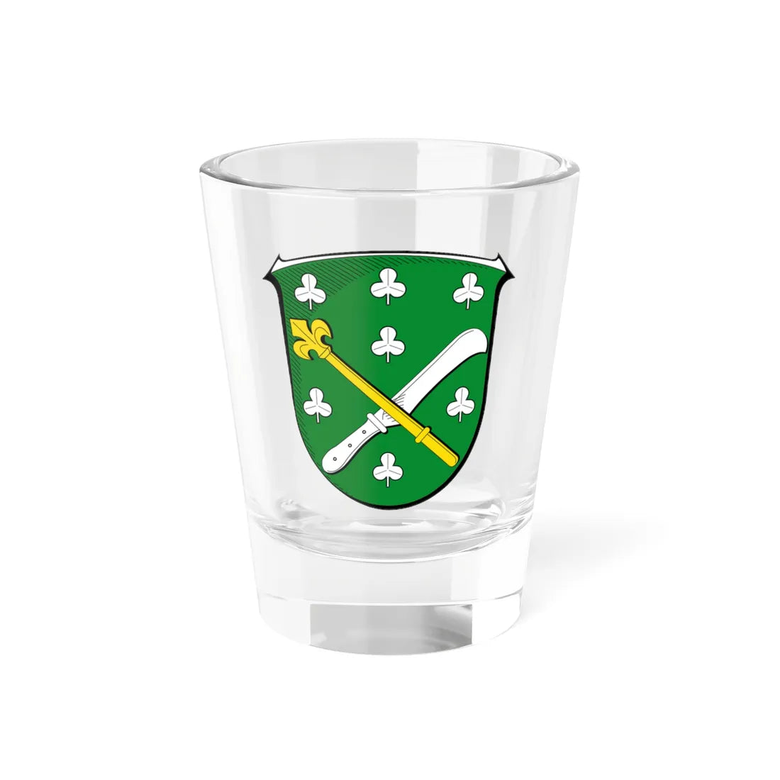 Wappen Morschen (Germany) (Coat of Arms) Shot Glass 1.5oz 1.5oz - Go Mug Yourself