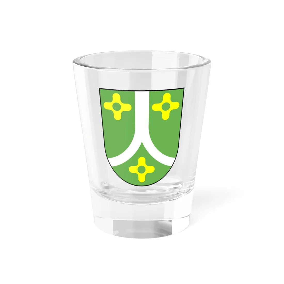 Wappen Muldentalkreis (Germany) (Coat of Arms) Shot Glass 1.5oz 1.5oz - Go Mug Yourself