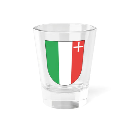 Wappen Neuenburg matt (Switzerland) (Coat of Arms) Shot Glass 1.5oz 1.5oz - Go Mug Yourself