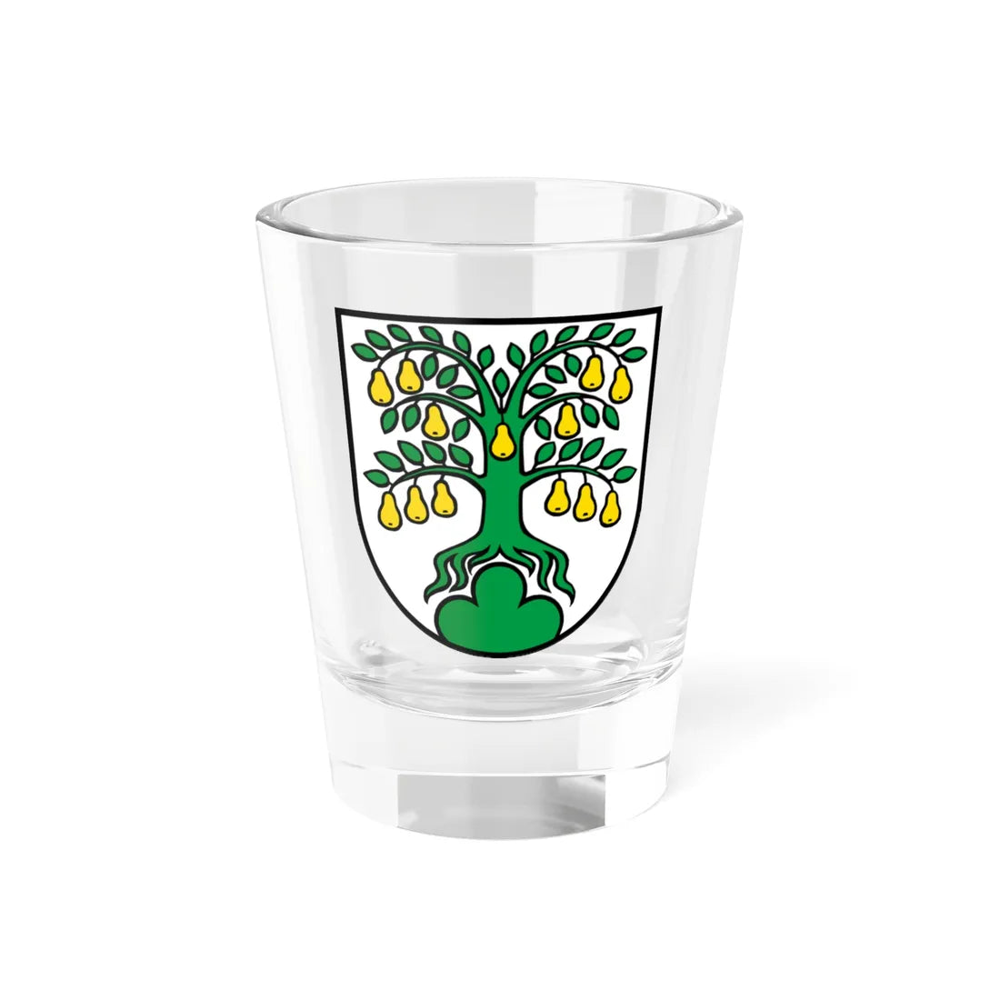 Wappen Oberwil-Lieli AG (Switzerland) (Coat of Arms) Shot Glass 1.5oz 1.5oz - Go Mug Yourself