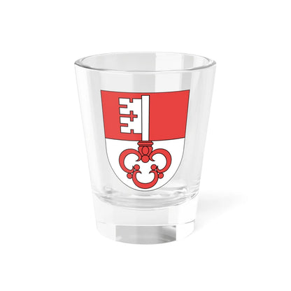 Wappen Obwalden matt (Switzerland) (Coat of Arms) Shot Glass 1.5oz - Go Mug Yourself