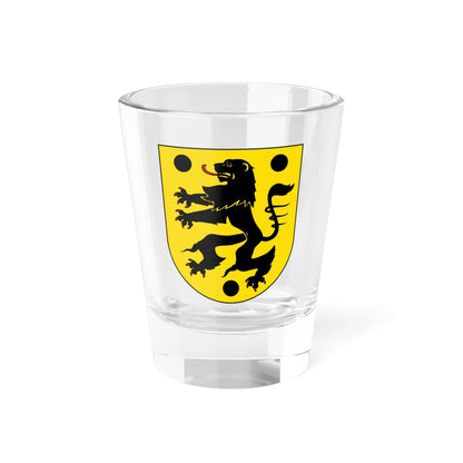 Wappen Oelsnitz (Germany) (Coat of Arms) Shot Glass 1.5oz 1.5oz - Go Mug Yourself