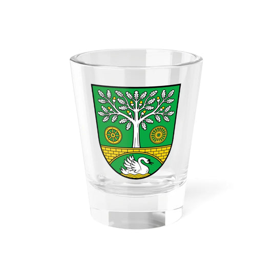 Wappen Panketal (Germany) (Coat of Arms) Shot Glass 1.5oz 1.5oz - Go Mug Yourself