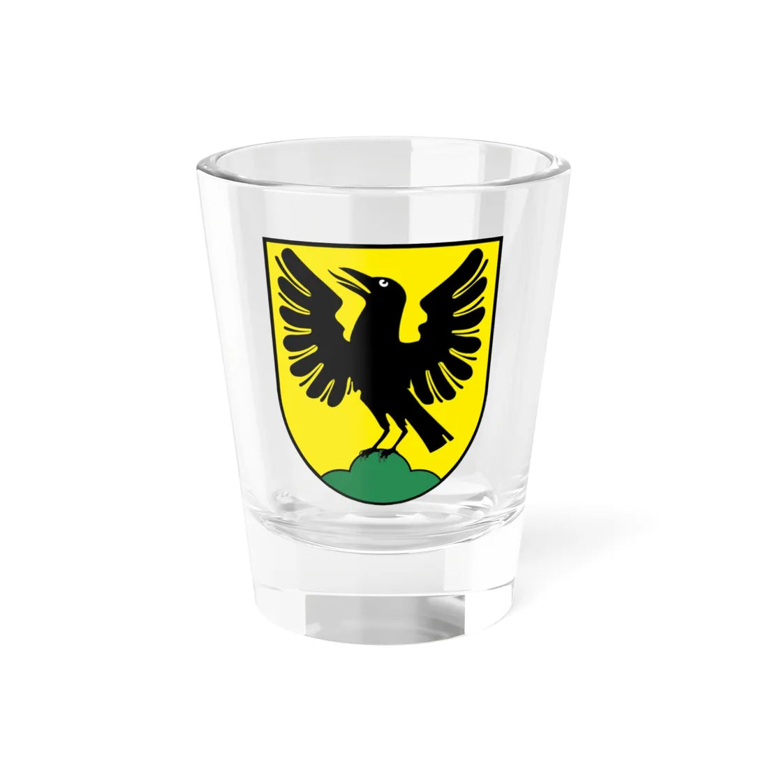 Wappen Rabenau (Germany) (Coat of Arms) Shot Glass 1.5oz 1.5oz - Go Mug Yourself