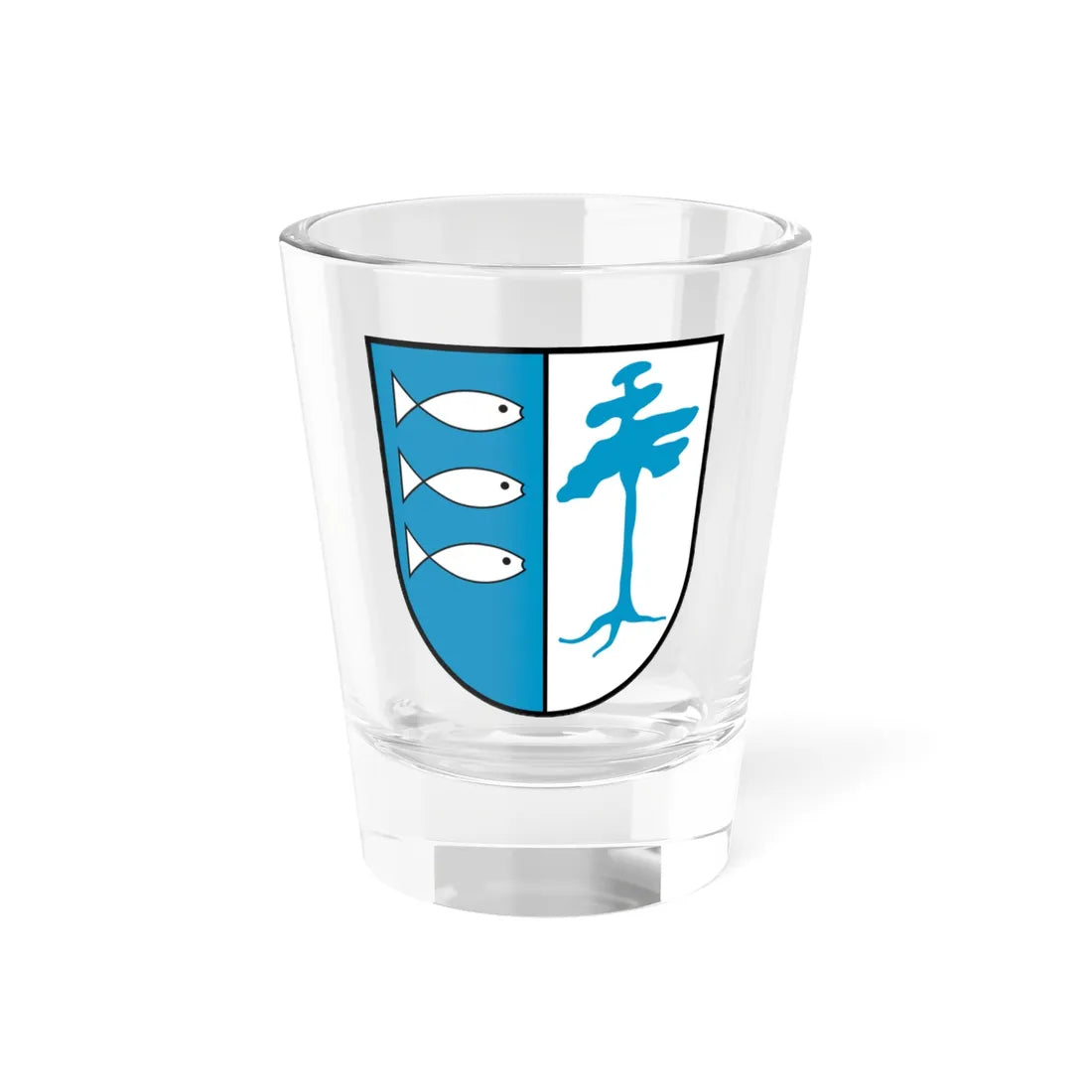 Wappen Rangsdorf (Germany) (Coat of Arms) Shot Glass 1.5oz 1.5oz - Go Mug Yourself