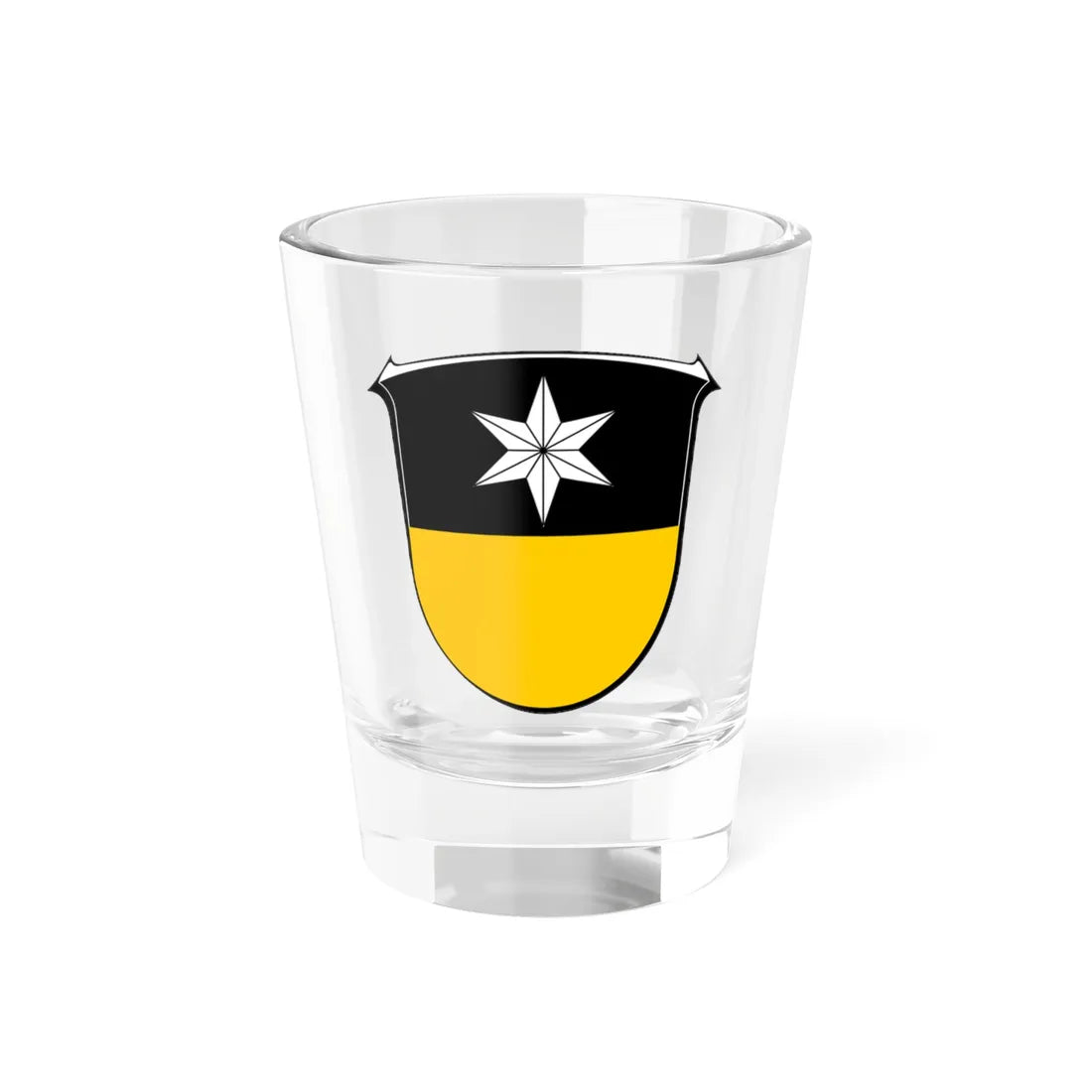 Wappen Rauschenberg Hessen (Germany) (Coat of Arms) Shot Glass 1.5oz 1.5oz - Go Mug Yourself