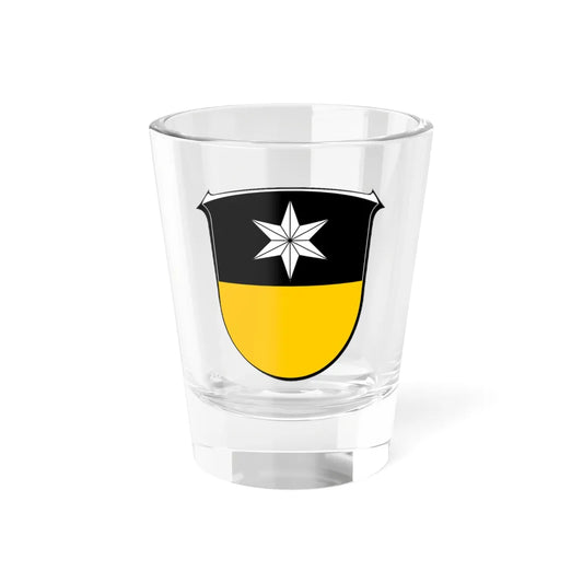 Wappen Rauschenberg Hessen (Germany) (Coat of Arms) Shot Glass 1.5oz 1.5oz - Go Mug Yourself