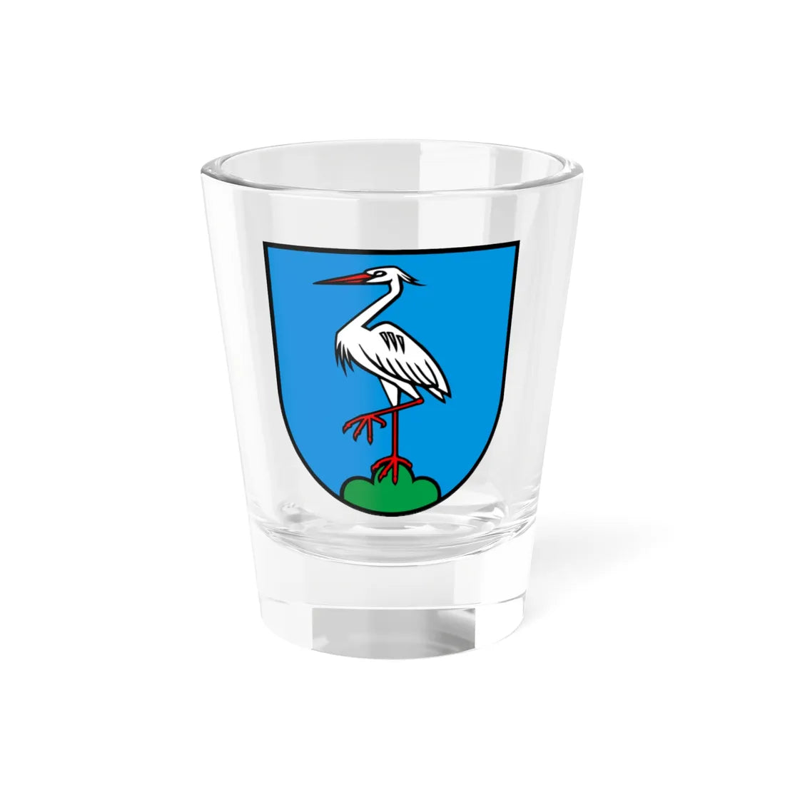 Wappen Reitnau AG (Switzerland) (Coat of Arms) Shot Glass 1.5oz 1.5oz - Go Mug Yourself