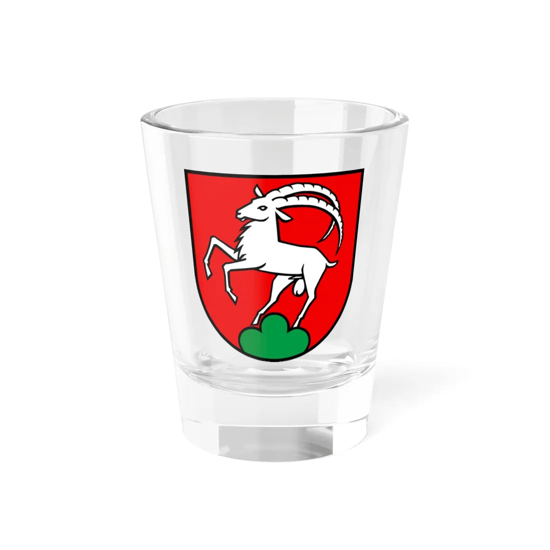 Wappen Remigen AG (Switzerland) (Coat of Arms) Shot Glass 1.5oz 1.5oz - Go Mug Yourself