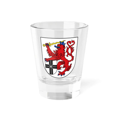 Wappen Rhein-Sieg-Kreis (Germany) (Coat of Arms) Shot Glass 1.5oz 1.5oz - Go Mug Yourself