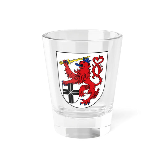 Wappen Rhein-Sieg-Kreis (Germany) (Coat of Arms) Shot Glass 1.5oz 1.5oz - Go Mug Yourself