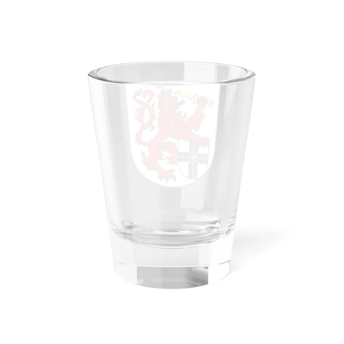 Wappen Rhein-Sieg-Kreis (Germany) (Coat of Arms) Shot Glass 1.5oz - Go Mug Yourself