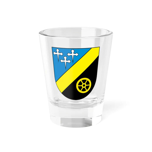 Wappen Riegelsberg (Germany) (Coat of Arms) Shot Glass 1.5oz 1.5oz - Go Mug Yourself