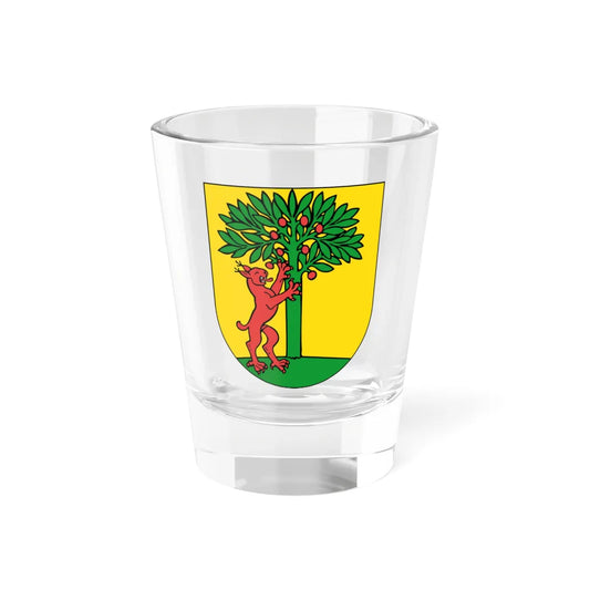 Wappen Risch Rotkreuz (Switzerland) (Coat of Arms) Shot Glass 1.5oz 1.5oz - Go Mug Yourself