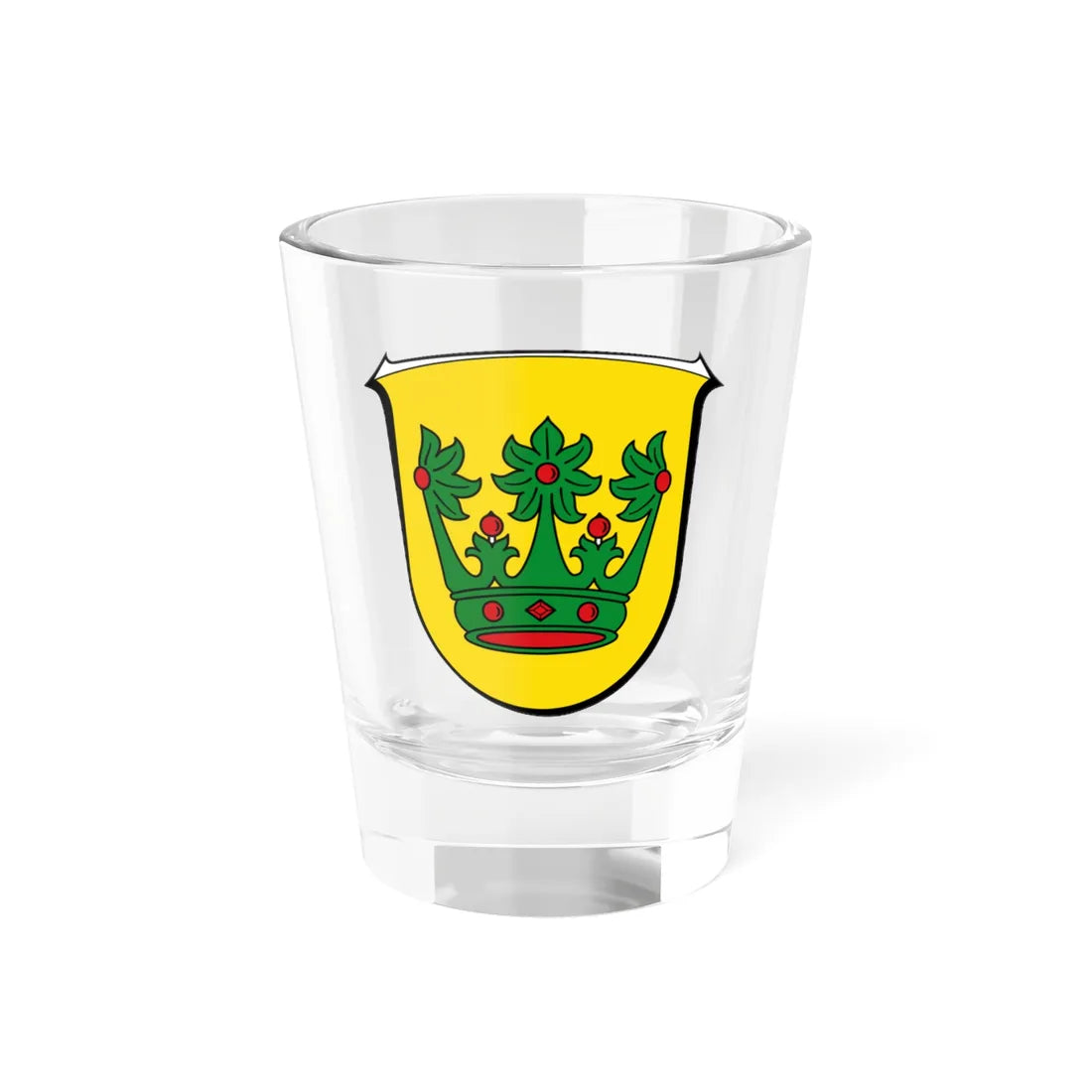 Wappen Rodenbach bei Hanau (Germany) (Coat of Arms) Shot Glass 1.5oz 1.5oz - Go Mug Yourself