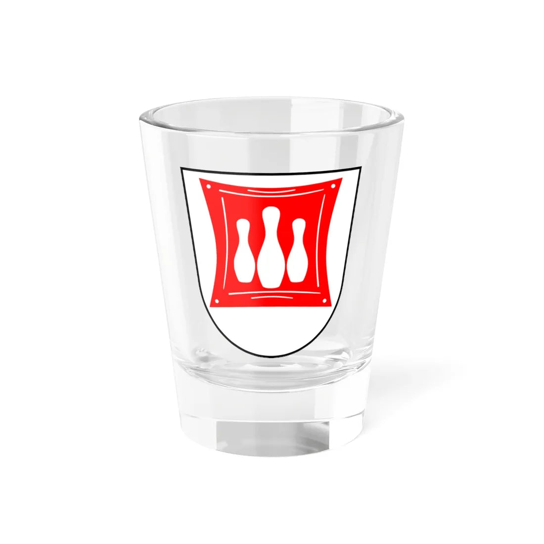 Wappen Rodewisch (Germany) (Coat of Arms) Shot Glass 1.5oz 1.5oz - Go Mug Yourself