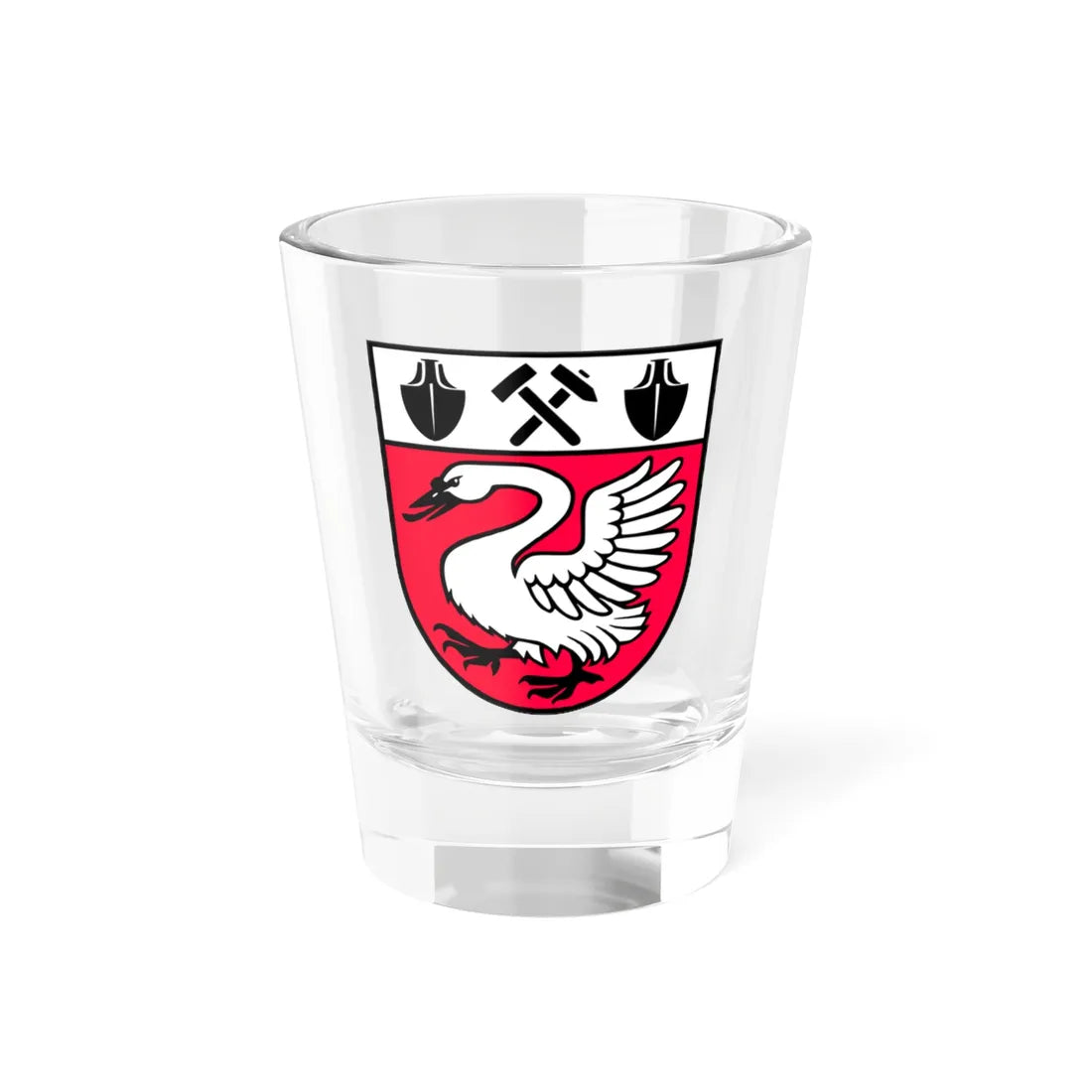 Wappen Roecknitz (Germany) (Coat of Arms) Shot Glass 1.5oz 1.5oz - Go Mug Yourself