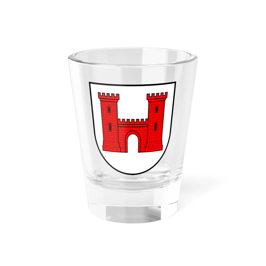 Wappen Rothenburg alt (Switzerland) (Coat of Arms) Shot Glass 1.5oz 1.5oz - Go Mug Yourself