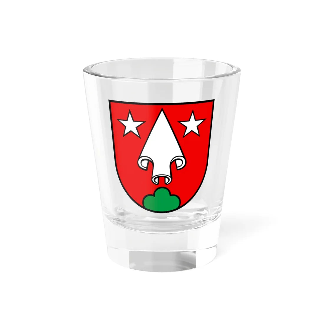 Wappen Rothrist AG (Switzerland) (Coat of Arms) Shot Glass 1.5oz 1.5oz - Go Mug Yourself