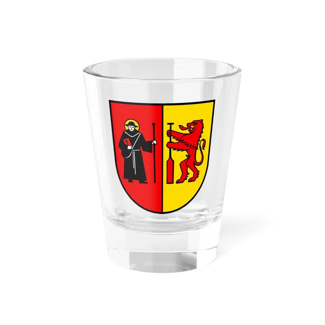 Wappen Rudolfstetten AG (Switzerland) (Coat of Arms) Shot Glass 1.5oz 1.5oz - Go Mug Yourself