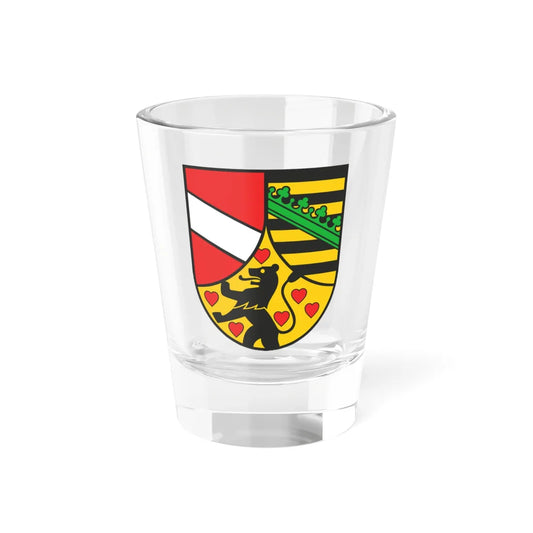 Wappen Saale-Holzland-Kreis (Germany) (Coat of Arms) Shot Glass 1.5oz 1.5oz - Go Mug Yourself