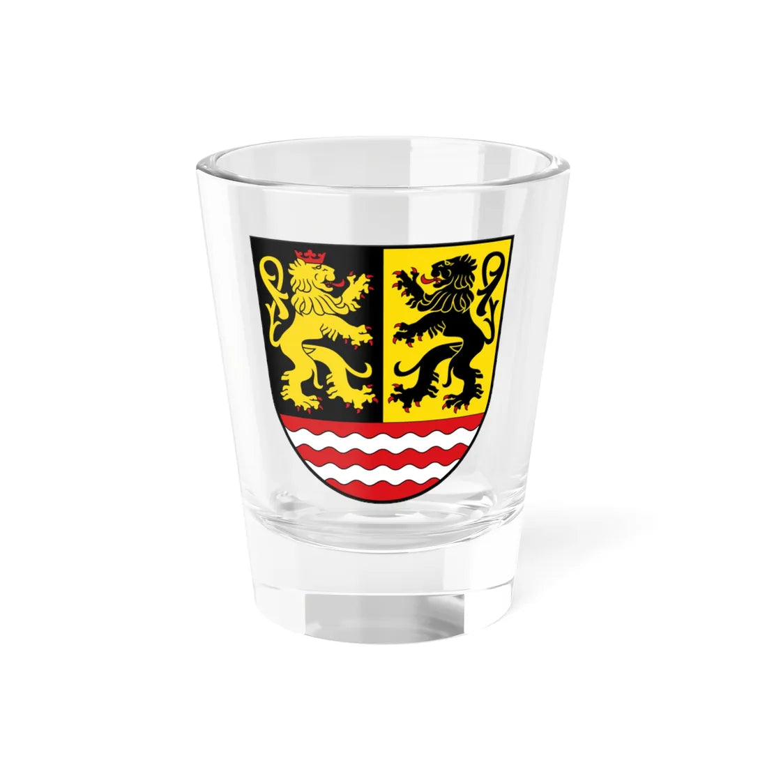 Wappen Saale-Orla-Kreis (Germany) (Coat of Arms) Shot Glass 1.5oz 1.5oz - Go Mug Yourself