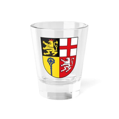 Wappen Saarpfalz-Kreis (Germany) (Coat of Arms) Shot Glass 1.5oz 1.5oz - Go Mug Yourself