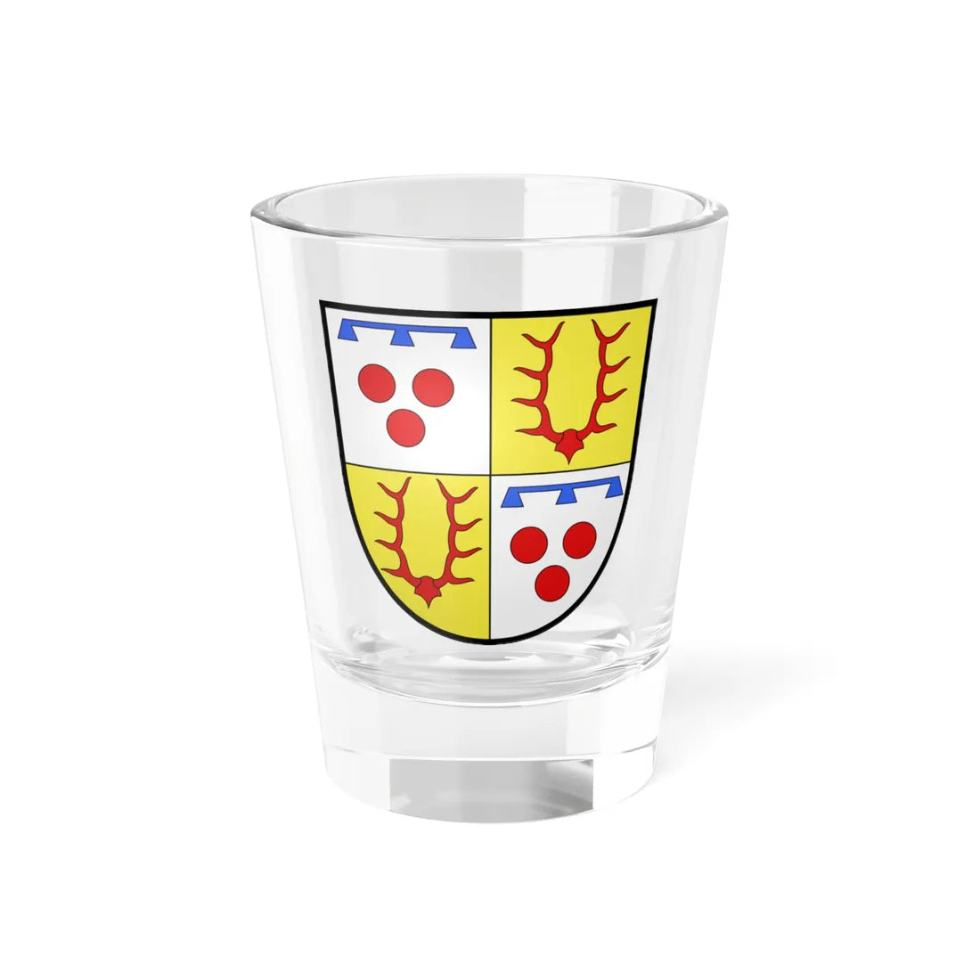 Wappen Schaesberg (Oman) (Coat of Arms) Shot Glass 1.5oz 1.5oz - Go Mug Yourself