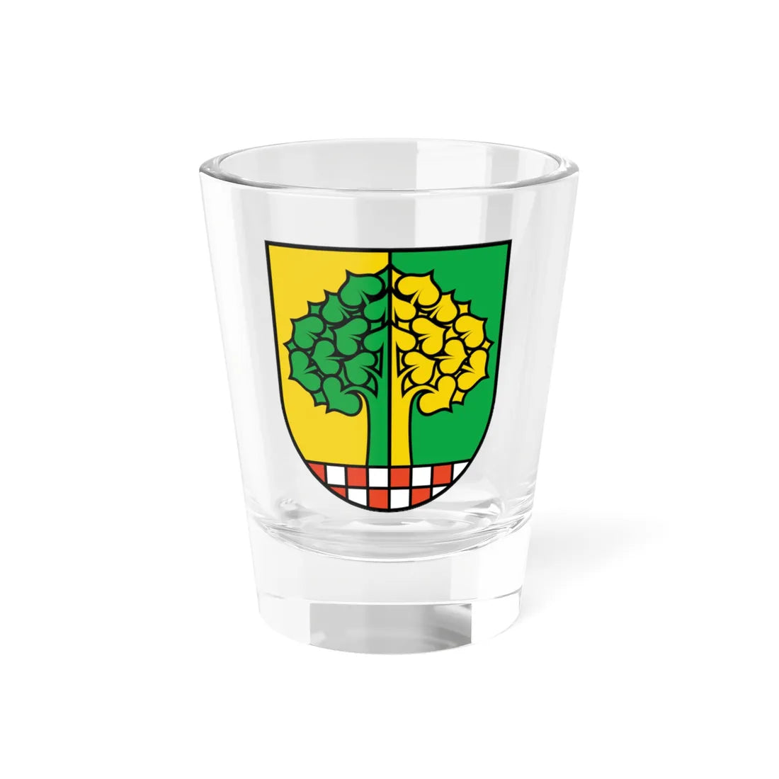 Wappen Schönerlinde Barnim (Germany) (Coat of Arms) Shot Glass 1.5oz 1.5oz - Go Mug Yourself
