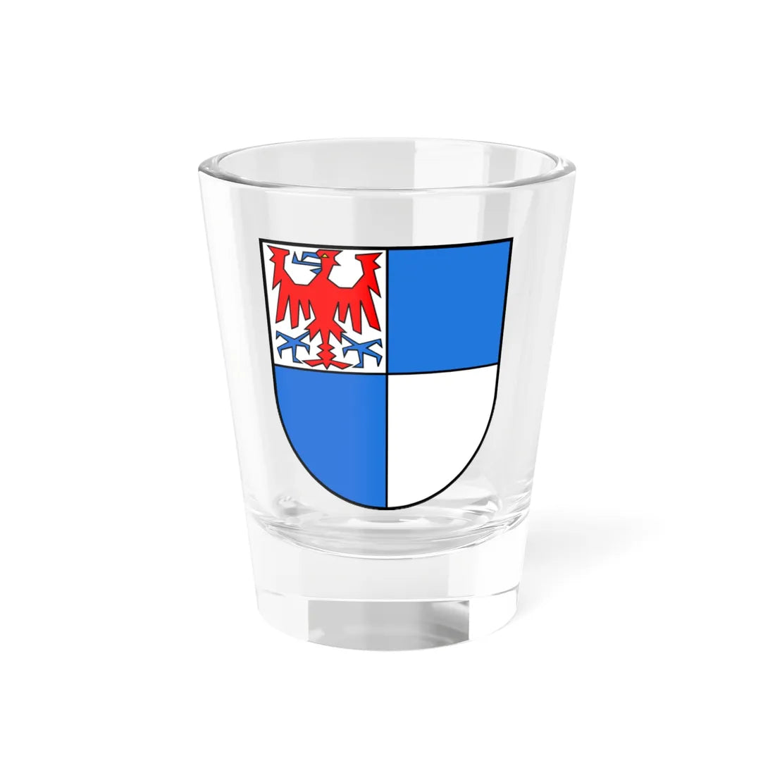 Wappen Schwarzwald-Baar-Kreis (Germany) (Coat of Arms) Shot Glass 1.5oz 1.5oz - Go Mug Yourself