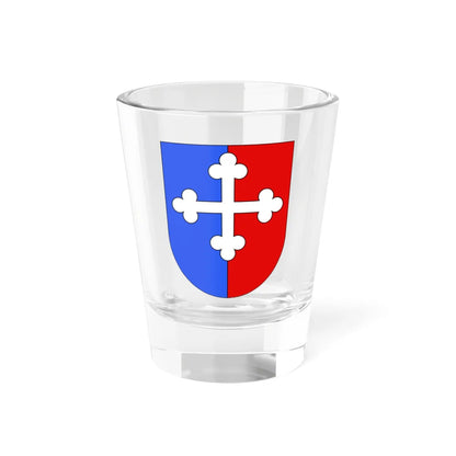 Wappen St Maurice (Switzerland) (Coat of Arms) Shot Glass 1.5oz 1.5oz - Go Mug Yourself
