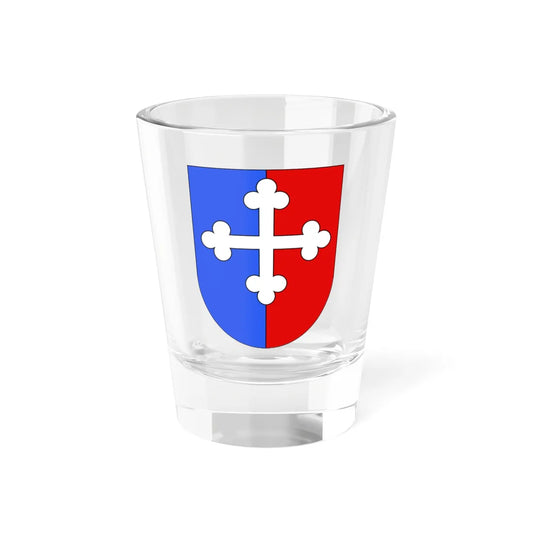 Wappen St Maurice (Switzerland) (Coat of Arms) Shot Glass 1.5oz 1.5oz - Go Mug Yourself