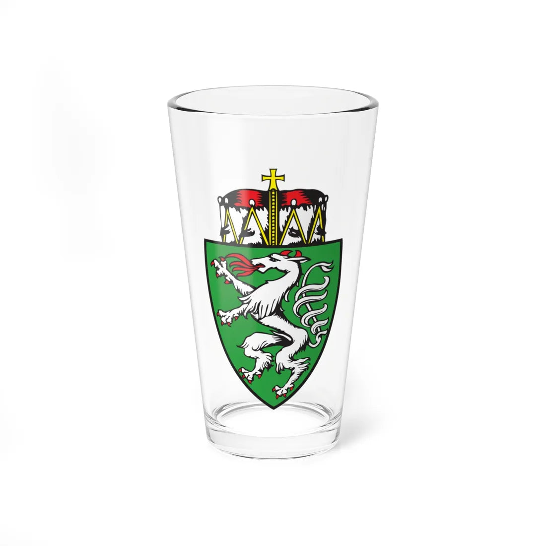 Wappen Steiermark (Austria) (Coat of Arms) Pint Glass 16oz 16oz - Go Mug Yourself