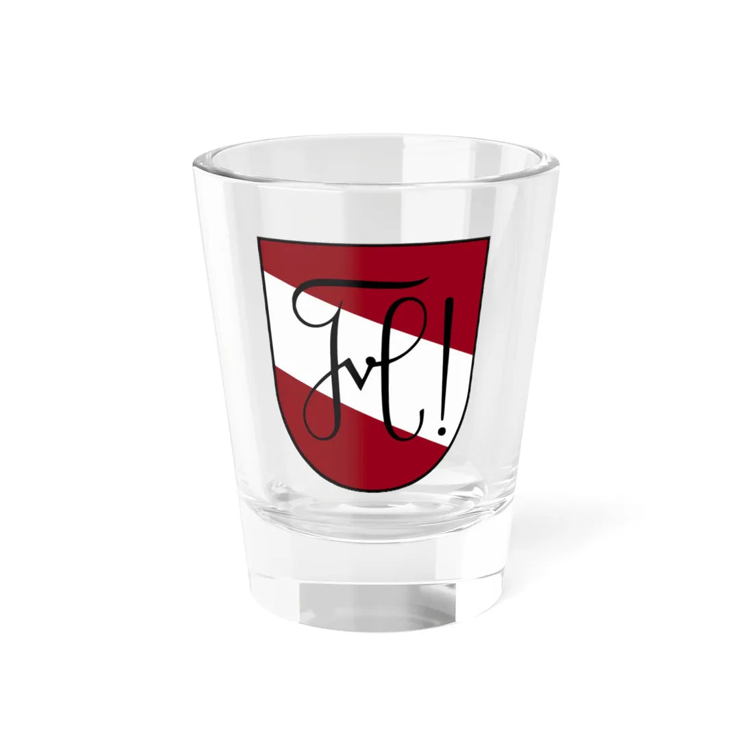 Wappen Studentenverbindung Helvetia (Switzerland) (Coat of Arms) Shot Glass 1.5oz 1.5oz - Go Mug Yourself