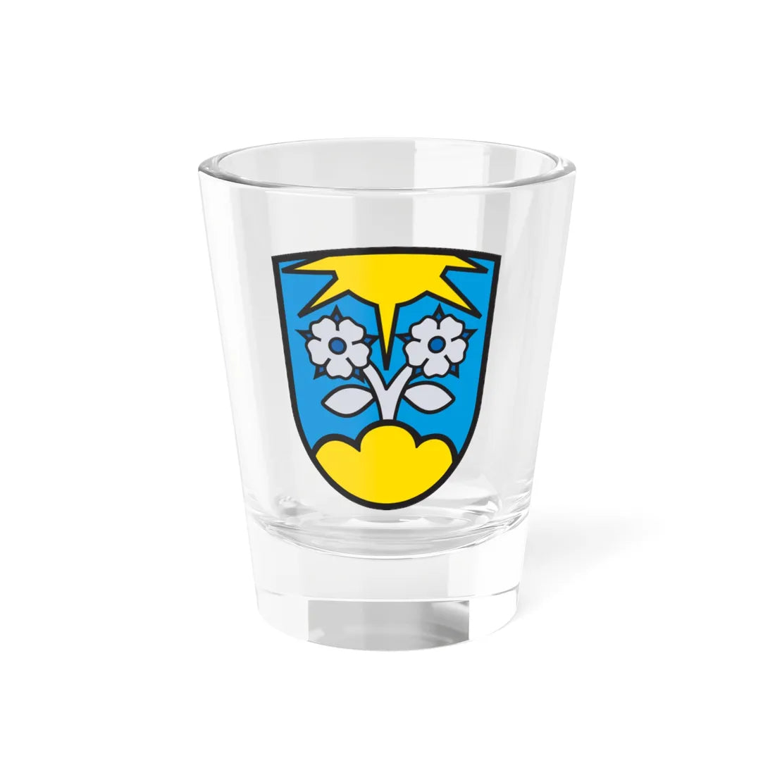 Wappen Tagmersheim (Germany) (Coat of Arms) Shot Glass 1.5oz 1.5oz - Go Mug Yourself