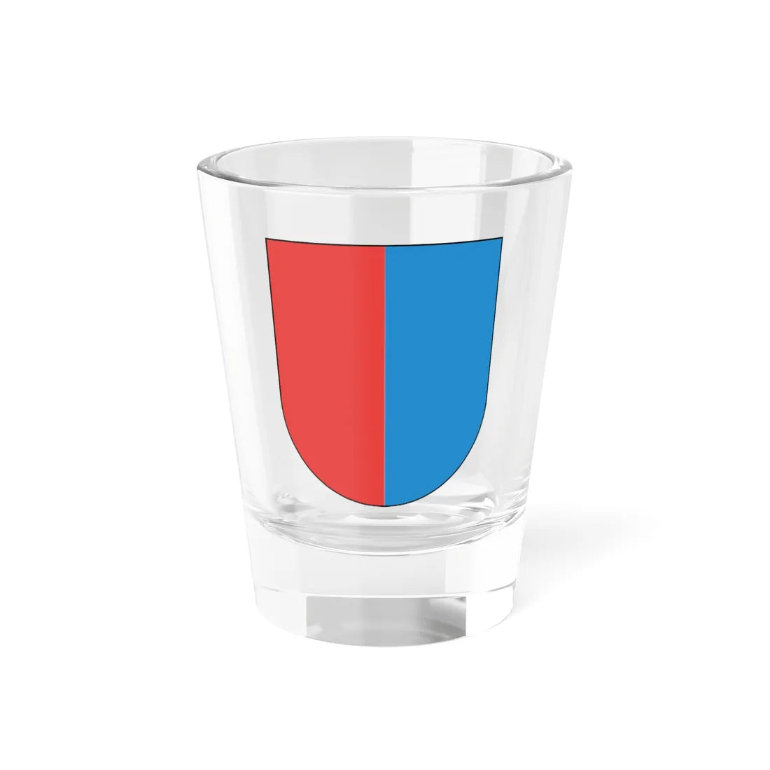 Wappen Tessin matt (Switzerland) (Coat of Arms) Shot Glass 1.5oz 1.5oz - Go Mug Yourself