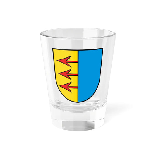 Wappen Uezwil AG (Switzerland) (Coat of Arms) Shot Glass 1.5oz 1.5oz - Go Mug Yourself