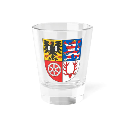 Wappen Unstrut-Hainich-Kreis (Germany) (Coat of Arms) Shot Glass 1.5oz 1.5oz - Go Mug Yourself
