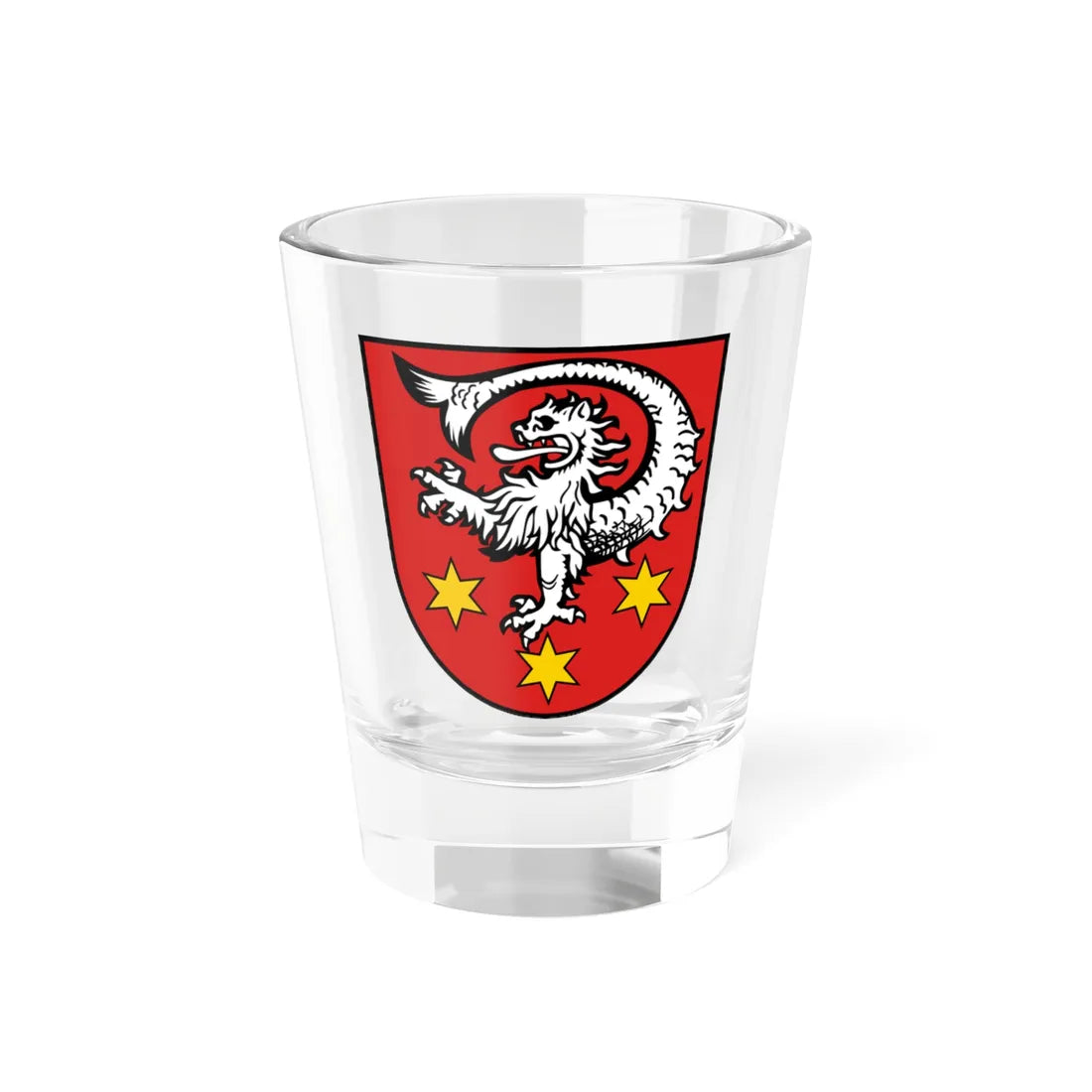 Wappen Untermeitingen (Germany) (Coat of Arms) Shot Glass 1.5oz 1.5oz - Go Mug Yourself