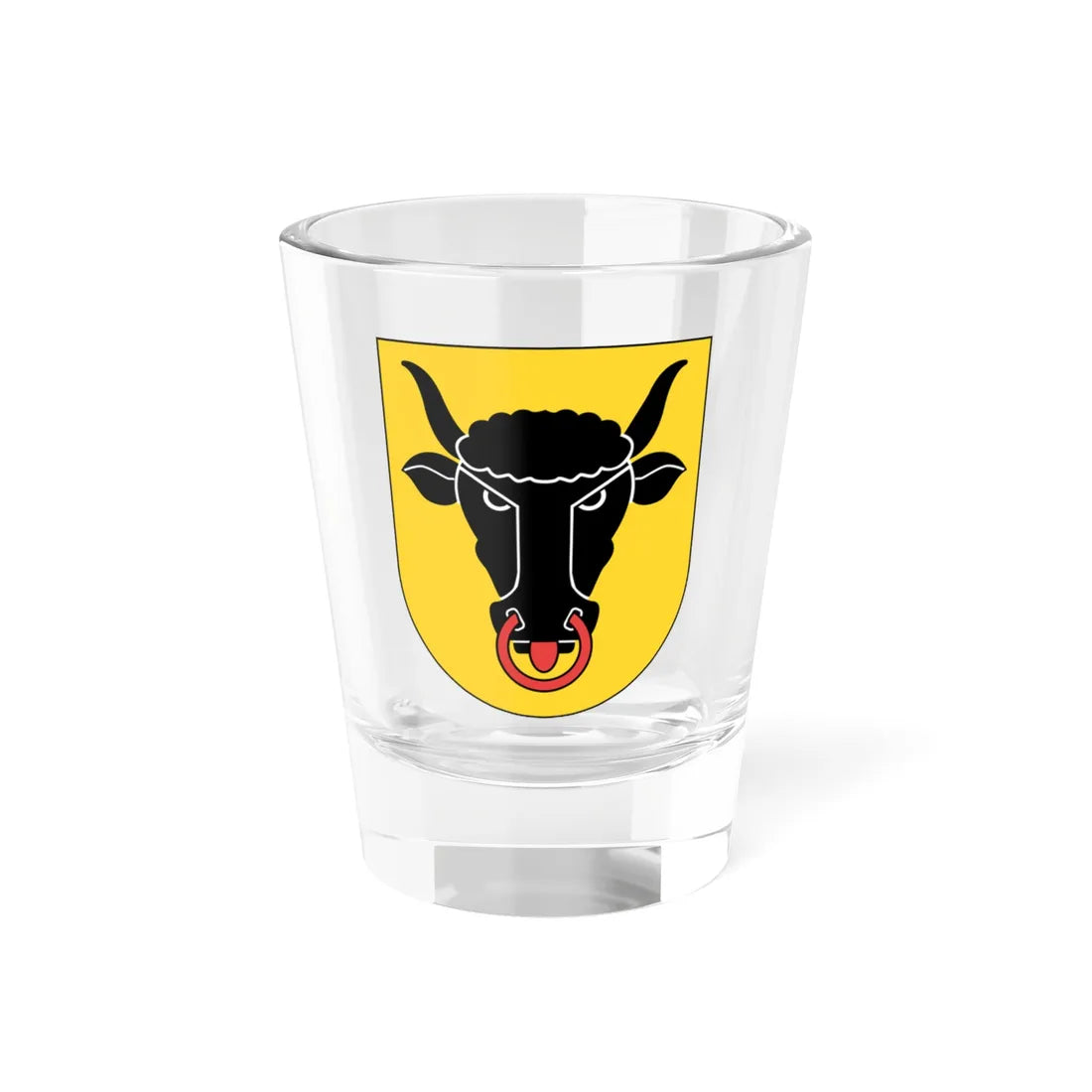 Wappen Uri matt (Switzerland) (Coat of Arms) Shot Glass 1.5oz 1.5oz - Go Mug Yourself