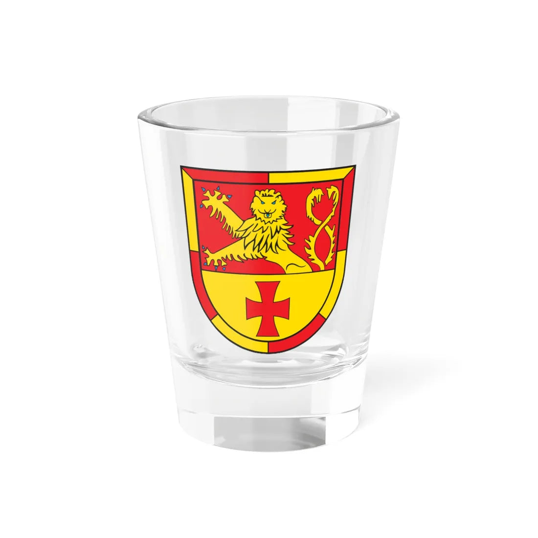 Wappen VG Daaden (Germany) (Coat of Arms) Shot Glass 1.5oz 1.5oz - Go Mug Yourself